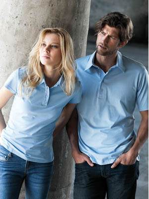 Polo femme - manches courtes 100% coton peign