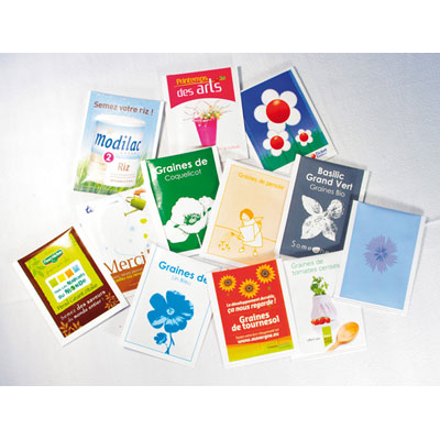 Graines en sachets personnaliss