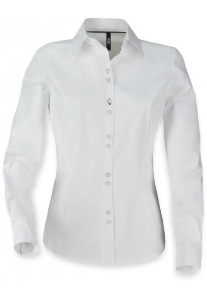 Chemise femme cintre - Coton popeline et lasthanne