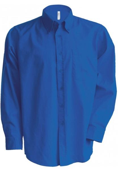 Chemise homme manches longues - 100 % coton mris