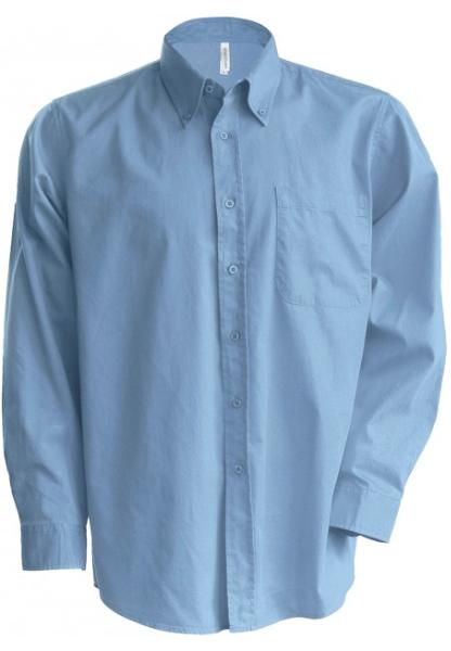 Chemise homme manches longues - 100 % coton mris