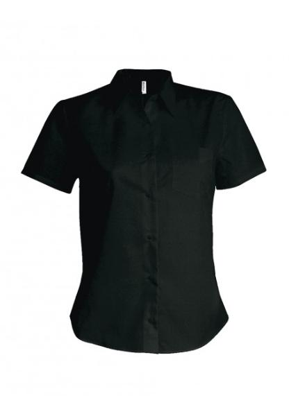 Chemise femme manches courtes - 100% coton popeline