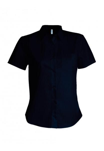 Chemise femme manches courtes - 100% coton popeline