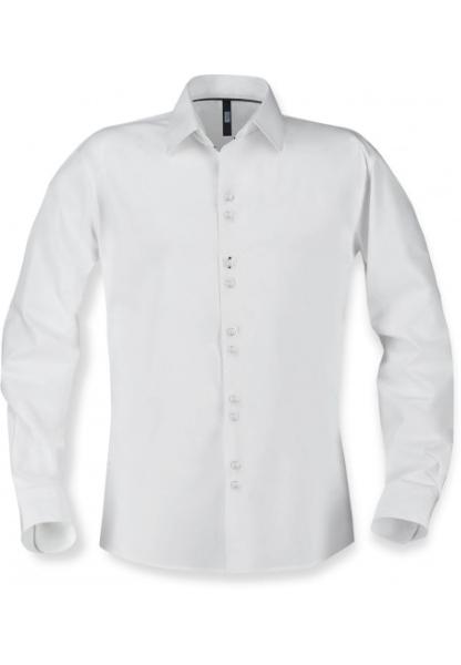 Chemise homme - Coton popeline et lasthanne