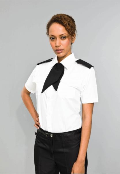 Chemise pilote femme - manches courtes