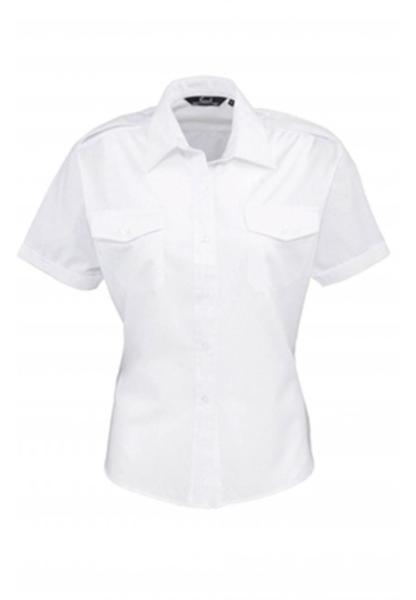 Chemise pilote femme - manches courtes