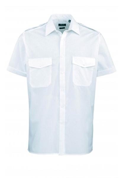 Chemise pilote homme - manches courtes