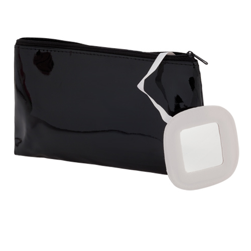 Trousse  maquillage publicitaire avec miroir inclus