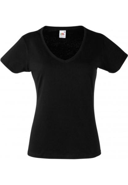 Tee shirt femme publicitaire - col V 100% coton