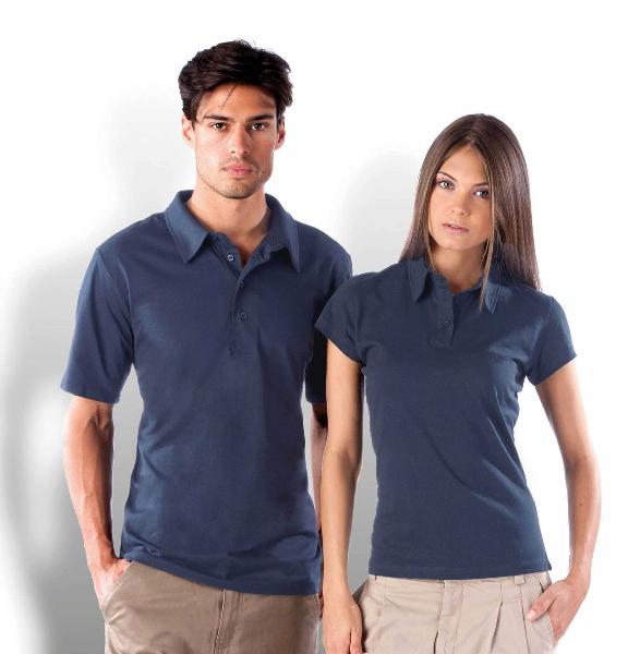 Polo femme - manches courtes 100% coton peign