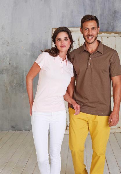 Polo femme - manches courtes 100% coton peign