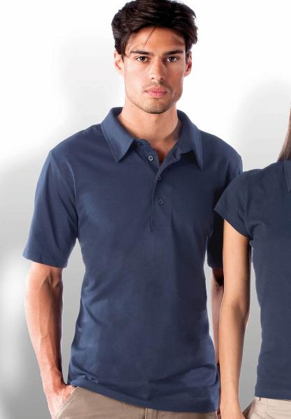 Polo homme - manches courtes 100% coton peign