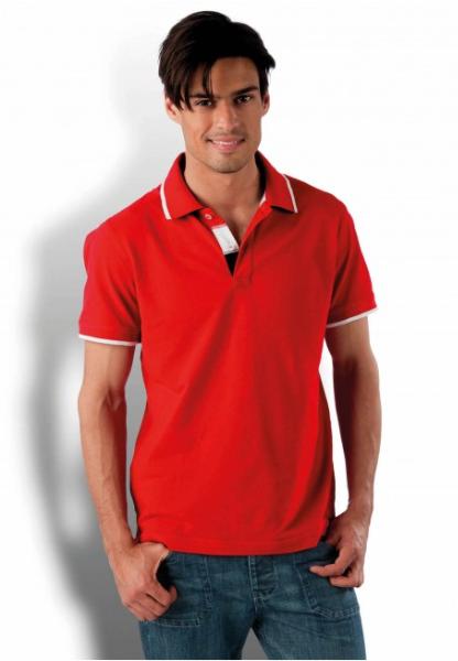 Polo homme manches courtes - col en bord cte 220 gr