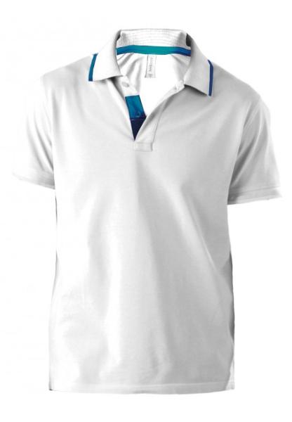 Polo homme manches courtes - col en bord cte 220 gr