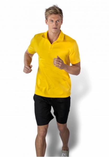 Polo homme respirant manches courtes