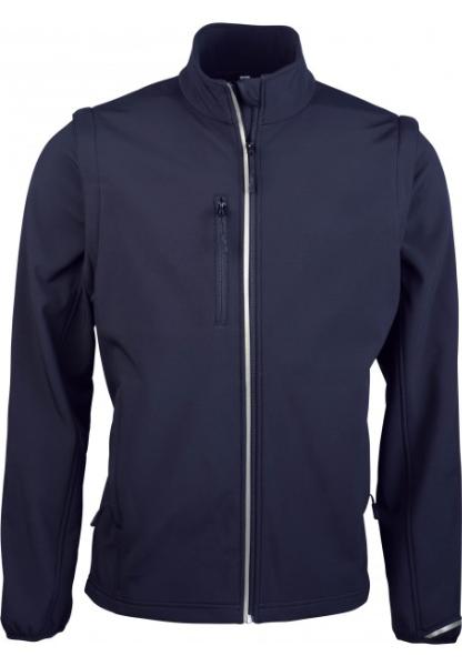 Veste softshell manches amovibles personnalisables