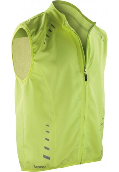 Gilet de cyclisme sans manche fluo personnalisable