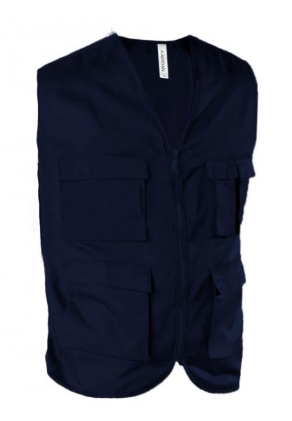 Gilet multipoches non doubl personnalisable