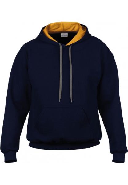 Sweat shirt  capuche bicolore homme personnalisable