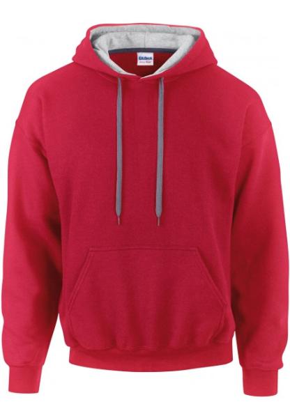 Sweat shirt  capuche bicolore homme personnalisable