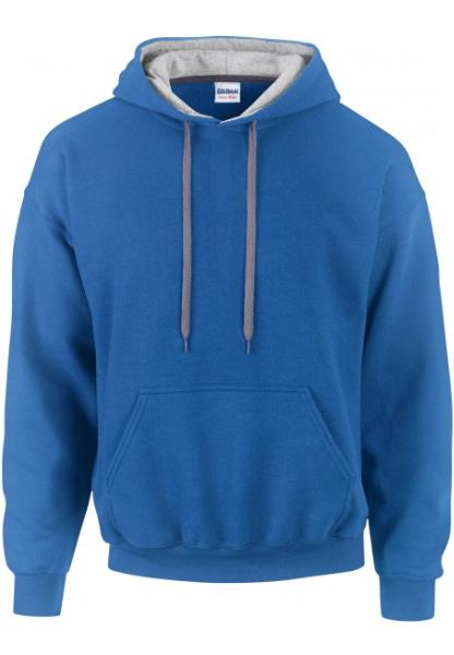 Sweat shirt  capuche bicolore homme personnalisable