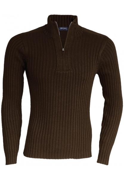 Pull homme ctel col zipp personnalisable