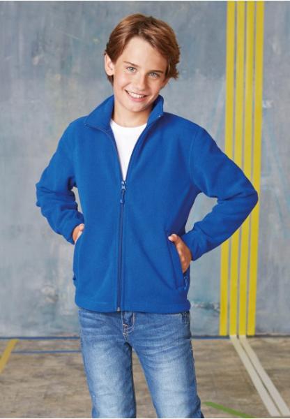 Veste micropolaire zippe enfant personnalisable