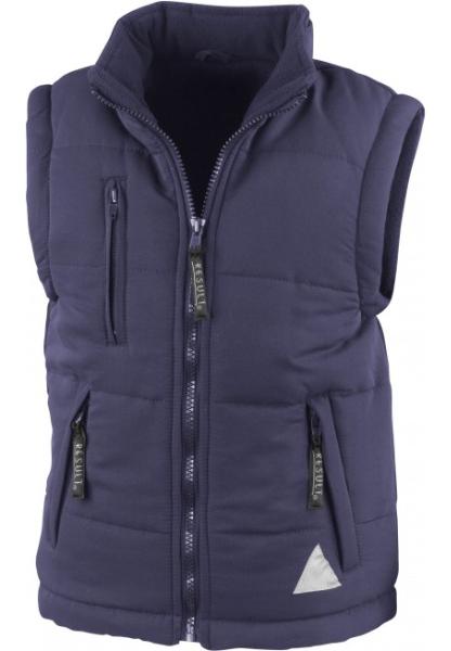 Bodywarmer microfibre double polaire enfant personnalisable