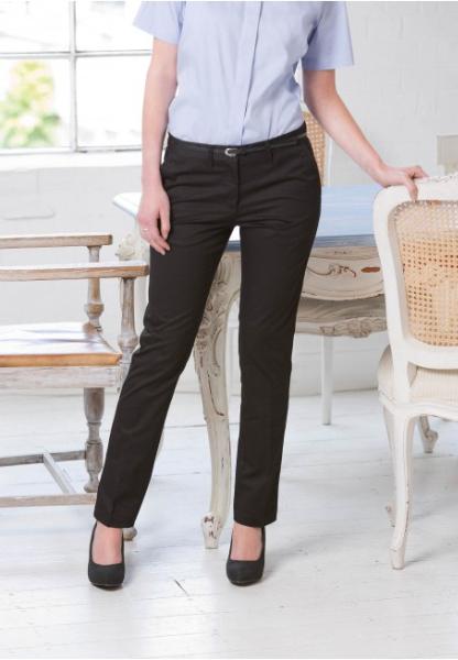 Pantalon chino noir femme personnalisable