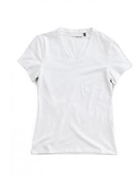 Tee shirt femme col V en coton bio