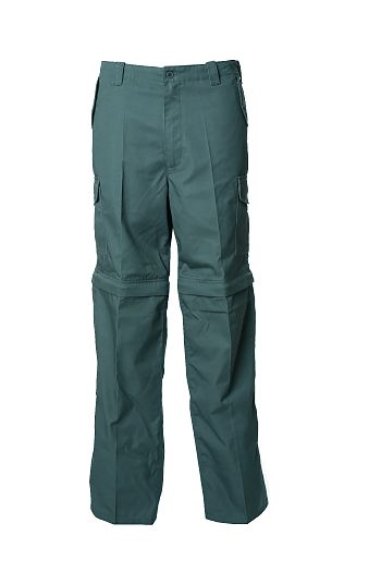 Pantalon multipoches polyester/coton