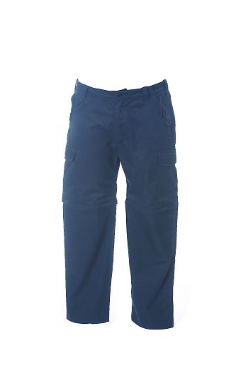 Pantalon multipoches polyester/coton