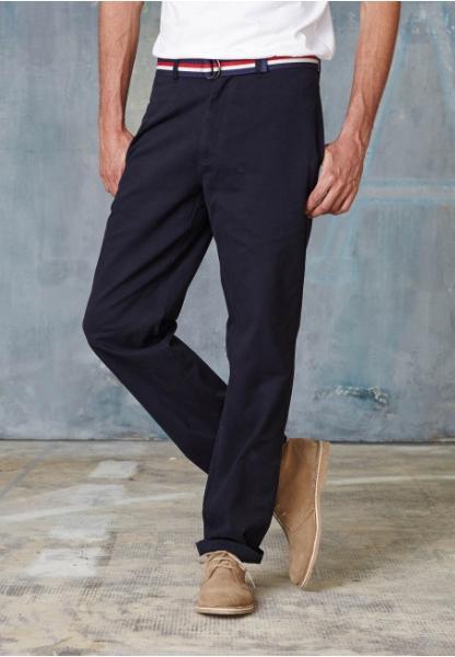 Pantalon chino coupe droite personnalisable