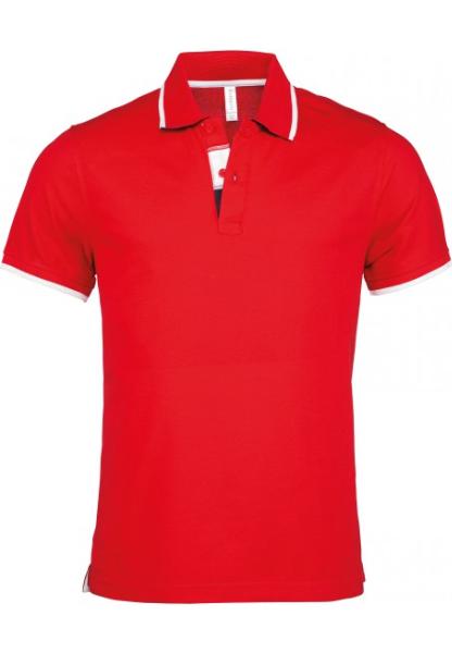 Polo manches courtes homme maille pique personnalisable