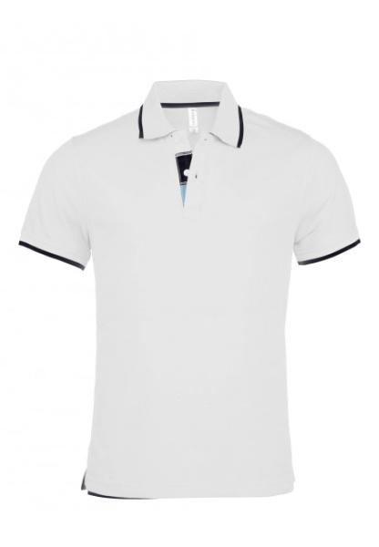 Polo manches courtes homme maille pique personnalisable