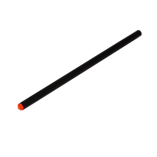 Crayon en bois noir embout coloré personnalisable