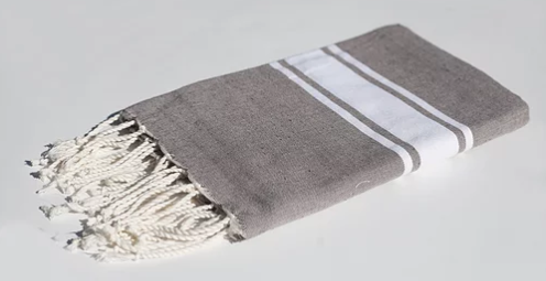 Fouta TRADI coton franges personnalise 1x2m