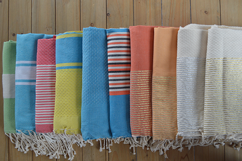 LOT DE 250 FOUTA PERSONNALISE