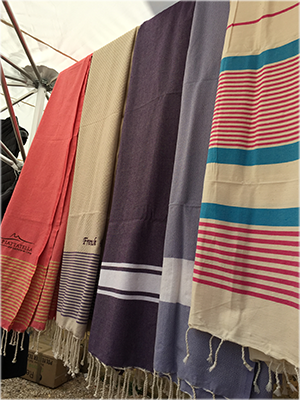 LOT DE 250 FOUTA PERSONNALISE