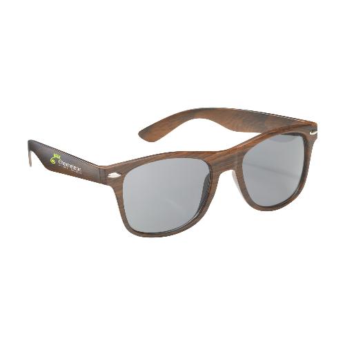 Lunettes de soleil Looking Wood publicitaire