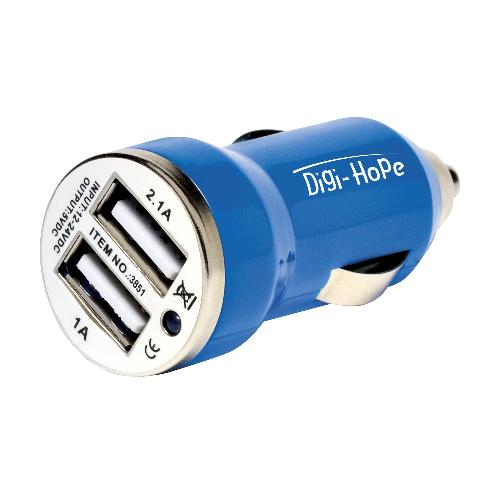 Dual USB CarCharger chargeur de voiture publicitaire