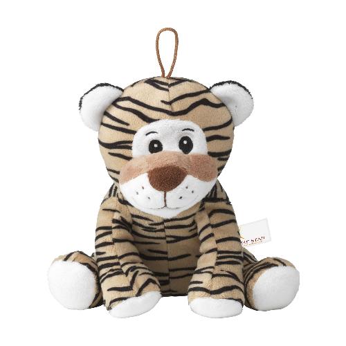 Bruno tigre en peluche publicitaire