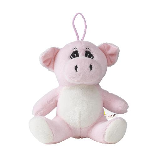 Animal Friend cochon en peluche publicitaire