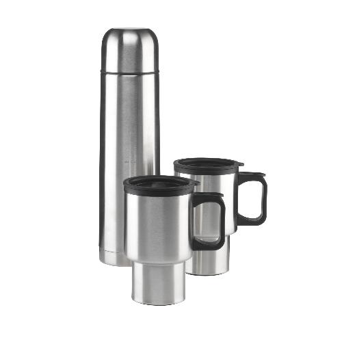 Ensemble cadeau Thermos + Gobelets publicitaire